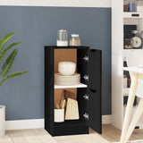 Sideboard Black 30x30x70 cm Engineered Wood 811171