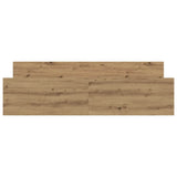 Bed Frame without Mattress Artisan Oak 180x200cm Engineered Wood 3328761