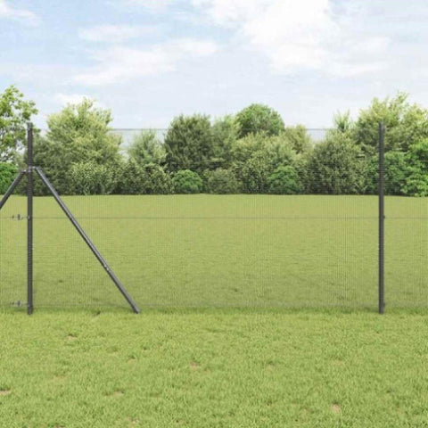 Welded Wire Fence Grey 1.2 x 50 m Steel 42005253