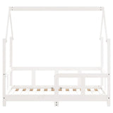 Kids Bed Frame White 70x140 cm Solid Wood Pine 835722