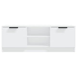 TV Cabinet White 102x35x36.5 cm Engineered Wood 811511