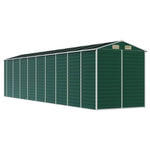 Garden Shed Green 191x810x198 cm Galvanised Steel 3188239