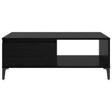 Coffee Table Black oak 90 x 60 x 35 cm Engineered wood 875118