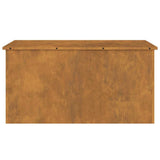 Outdoor Storage Box Rusty 100 x 50.5 x 50 cm Steel 874566