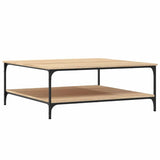 Coffee Table Sonoma Oak 100x100x40 cm Engineered Wood 832844