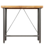 ZNTS Bar Table Solid Reclaimed Teak 120x58x106 cm 245804