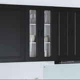 Dishwasher Panel Kalmar Black 60 x 31 x 100 cm Engineered Wood 884825