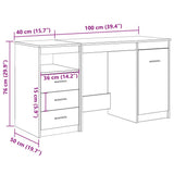 Desk Artisan oak Engineered wood Medium Desk Rectangular 3328552