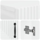 Shoe Cabinet HAARLEM 59.5 x 39.5 x 89.5 cm Engineered Wood 896869