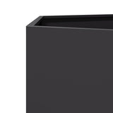 Garden Planter Black Hexagon 69x60x45 cm Steel 851122