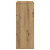 Book Cabinet Artisan Oak 66x31x80 cm Engineered Wood 860300