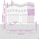Garden Fence KAMPEN Grey 42003967