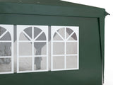 3 x 6m Pop-Up Gazebo, with Curtain Walls and Windows - Dark Green T3398P318792
