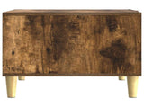 Coffee Table Smoked Oak 50 x 49 x 40 cm Engineered Wood 895200