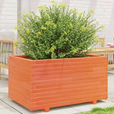 Garden Planter Wax Brown 90x60x49.5 cm Solid Wood Pine 3282566