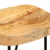 Bar Stools 2 pcs Solid Mango Wood 244010