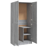 Wardrobe Grey Sonoma 82.5x51.5x180 cm Engineered Wood 826639