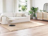 Faux Sheepskin Rug Tafalla Beige 120 x 170 cm Polyester 42021482
