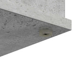 Electric Fireplace Concrete 114 x 18 x 58.5 cm Engineered wood 8021058