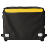 Bike Trailer Black and Yellow 45 kg Iron 94092