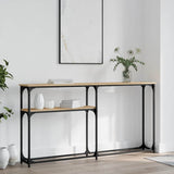 Console Table Sonoma Oak 145x22,5x75 cm Engineered Wood 834096