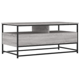 Coffee Table Grey Sonoma 100x51x45 cm Engineered Wood 835287