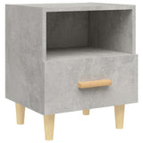 Bedside Cabinets 2 pcs Concrete Grey 40x35x47 cm 812015