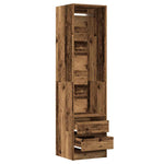 Wardrobe Old Wood 50x50x200 cm Engineered Wood 3318628