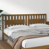Bed Headboard Honey Brown 205.5x4x100 cm Solid Wood Pine 818593