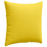 Sofa Pillows 2 pcs Light Yellow 80 x 80 cm Fabric 42014049