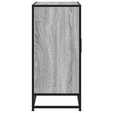 Sideboard Grey Sonoma 68x35x76 cm Engineered Wood and Metal 848967