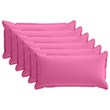Cushion with Pillow HOUTEN 6 pcs Pink Polyester 933683