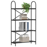Bookshelf Black Oak 80 x 30 x 146 cm Engineered wood 879893