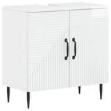 3 Piece Bathroom Cabinet Set HAARLEM Engineered Wood 3417859