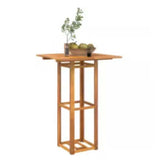 Bistro Table 75x75x110 cm Solid Wood Acacia 319187