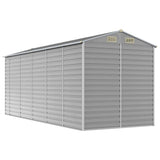 Garden Shed Light grey Galvanised Steel Large Garden Shed 3188246