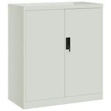 File Cabinet Light Grey 79x40x90 cm Steel 339733
