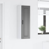 Wall Cabinet PORTO Black 30 x 31 x 100 cm Engineered Wood 885456