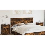 Headboard Smoked Oak 100 cm Engineered Wood 887599
