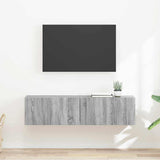 TV Wall Cabinet 2 pcs Grey Sonoma 60 x 31 x 29.5 cm 892202