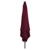 Garden Parasol Bordeaux Red 295 x 295 x 245 cm 42003664