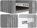 Wall-Mounted Side Table Grey Sonoma 59 x 34.5 x 17 cm 897981