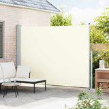 Patio Retractable Side Awning 220x300 cm Cream 313424