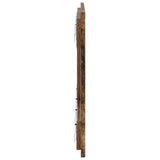 Wall-Mounted Headboard HAARLEM Smoked Oak Engineered Wood 896950