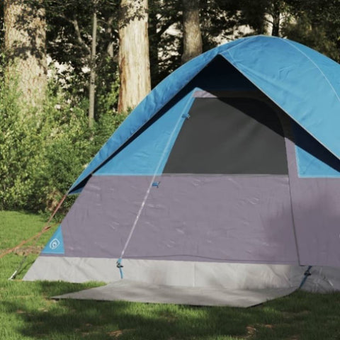 ZNTS Camping Tent Dome 2-Person Blue Waterproof 94692