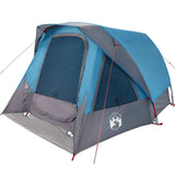 Family Tent Cabin 6-Person Blue Waterproof 4100668