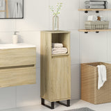 ZNTS Bathroom Cabinet Sonoma Oak 30x30x100 cm Engineered Wood 849672