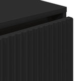 Sideboard with Drawer Black 79.5 x 33 x 82 cm Engineered Wood 883435