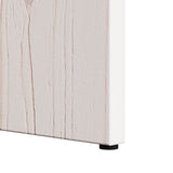Coffee Table 2 pcs White Solid Pine wood 873551