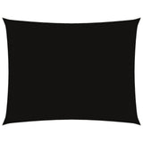Sunshade Sail Oxford Fabric Rectangular 3x6 m Black 135763